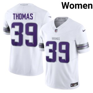 #39 Vikings Nation Jacob Thomas Women White Alternate 2026 Jerseys 265506-711