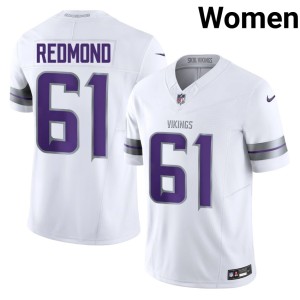 #61 Minnesota Alternate White Womens Jalen Redmond Official Jersey 979616-705