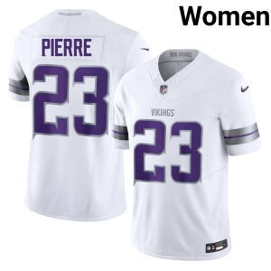 #23 Women NIL Minnesota White James Pierre Alternate Jersey 924536-481