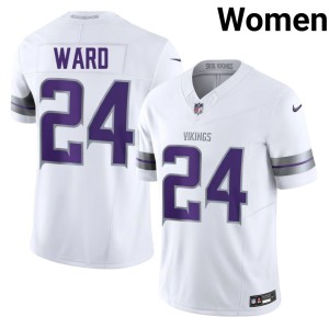 #24 Purple Pride Alternate White Women Jay Ward Limited Jerseys 227655-334