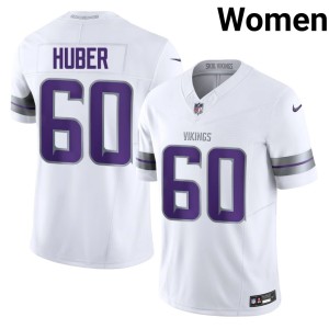#60 Womens Alternate 2026 Joe Huber The Vikes White Jersey 747030-968