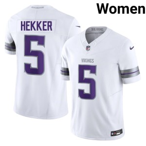 #5 White 2026 Alternate The Purple Womens Johnny Hekker Jerseys 353948-451