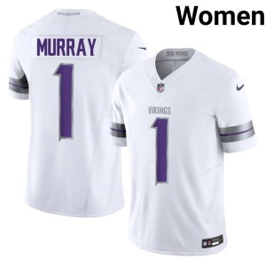 #1 Alternate Purple Pride White Official Kyler Murray Women's Jerseys 261702-591