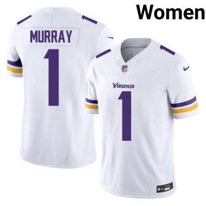 #1 White Kyler Murray Purple Pride Embroidery Women's Jerseys 210906-327