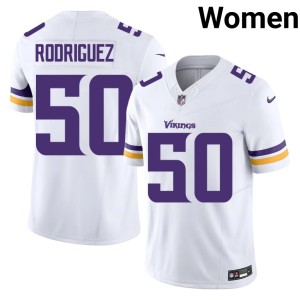 #50 The Purple Levi Drake Rodriguez White Women's Limited Jerseys 950250-384