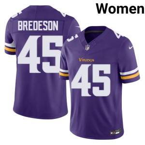 #45 Max Bredeson Minnesota Purple Women Limited Jersey 984912-758