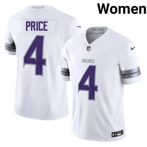 #4 Game Myles Price Womens The Vikes White Alternate Jerseys 539077-516