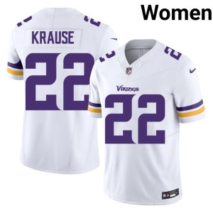 #22 White Paul Krause The Purple and Gold Womens 2026-27 Jerseys 967612-666