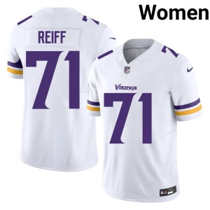 #71 Women White Riley Reiff Minnesota NFL Jerseys 489809-538