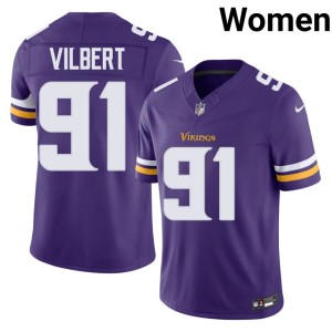 #91 The Purple 2026-27 Purple Womens Smith Vilbert Jersey 814753-362