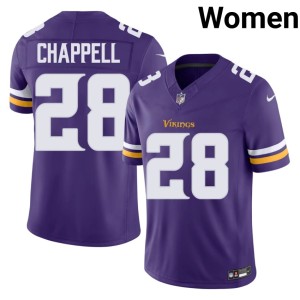#28 Tyreek Chappell Minnesota Purple Womens Embroidery Jerseys 648289-871