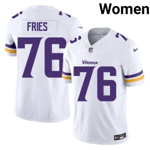 #76 Women White MIN Vikings Will Fries 2026-27 Jerseys 612156-975
