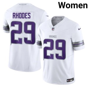 #29 Alternate Xavier Rhodes White The Purple and Gold Limited Women Jersey 971784-744