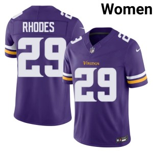 #29 Women's Xavier Rhodes Purple Embroidery The Vikes Jerseys 928348-865