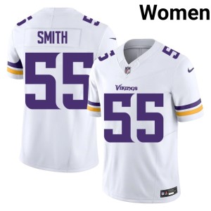 #55 White Minnesota Vikings Womens Za'Darius Smith 2026 Jersey 850870-163