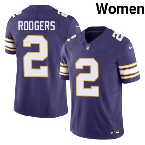 #2 MIN Throwback Isaiah Rodgers Purple Women Official Jerseys 589778-394