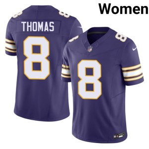 #8 Jakobe Thomas Women Purple Pride Throwback NIL Purple Jersey 288717-957