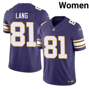 #81 2026 Purple Women's Minnesota Throwback Marshall Lang Jersey 162591-894