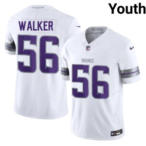 #56 NFL Youth Arden Walker Minnesota Vikings Alternate White Jersey 836277-463