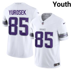 #85 Youth NFL White Vikings Ben Yurosek Alternate Jerseys 857953-855