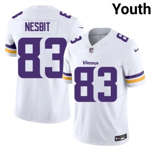 #83 White The Purple and Gold 2026-27 Bryson Nesbit Youth Jerseys 657332-610
