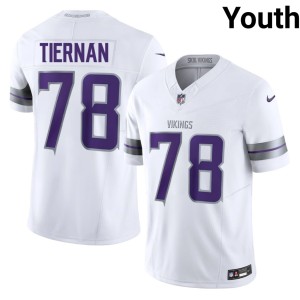 #78 White Alternate Caleb Tiernan Youth Player Minnesota Vikings Jerseys 321628-874