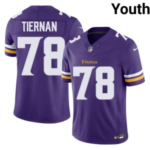 #78 Minnesota Vikings Purple Caleb Tiernan Youth Embroidery Jersey 938401-902