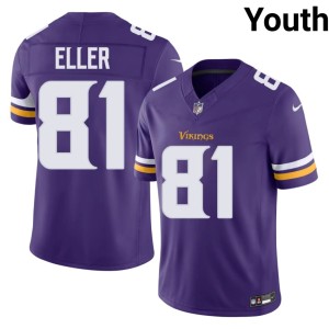#81 Purple NFL Youth Carl Eller MIN Vikings Jerseys 182518-413