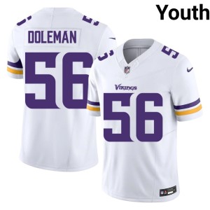 #56 Chris Doleman Youth Replica The Vikes White Jerseys 591872-942