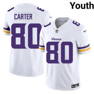 #80 2026 Cris Carter Youth White The Purple and Gold Jerseys 106121-716