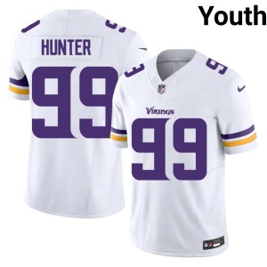 #99 The Purple and Gold Danielle Hunter Youth Game White Jerseys 120442-802