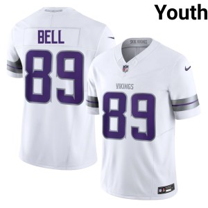 #89 Alternate The Vikes Youth Dillon Bell Stitched White Jersey 852000-553