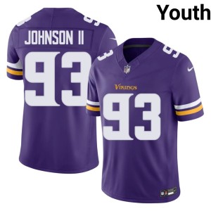 #93 2026-27 Purple Eric Johnson II The Vikes Youth Jersey 870986-499