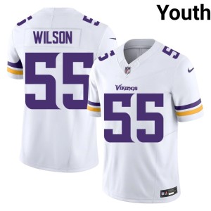 #55 Youth NFL Eric Wilson The Vikes White Jerseys 246990-690