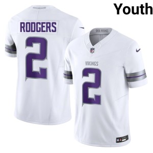 #2 Purple Pride Youth Alternate Isaiah Rodgers White Replica Jersey 500835-657