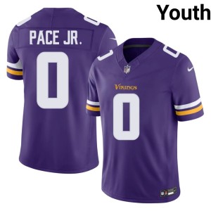 #0 Purple Pride Purple Youth Official Ivan Pace Jr. Jersey 868406-916