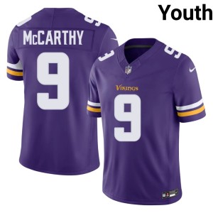 #9 Minnesota Purple J.J. McCarthy Youth Player Jersey 872781-311