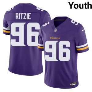 #96 Youth Official Purple Purple Pride Jahvaree Ritzie Jerseys 260119-310