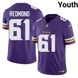 #61 Youth Jalen Redmond NIL Purple The Purple and Gold Jerseys 503014-909