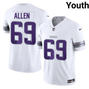 #69 Jared Allen Official Youth Alternate White The Vikes Jerseys 369517-833