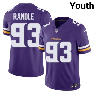 #93 NIL John Randle The Purple Purple Youth Jersey 469073-132