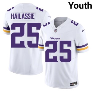 #25 White Player The Purple Youth Kahlef Hailassie Jersey 932275-284