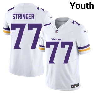 #77 Korey Stringer Youth NIL White The Purple Jerseys 258865-718