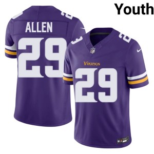 #29 Purple Limited Marcus Allen MIN Vikings Youth Jerseys 224898-441