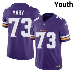 #73 Ron Yary Youth NFL Vikings Nation Purple Jersey 362238-321