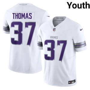 #37 Limited Minnesota Vikings White Alternate Youth Tavierre Thomas Jerseys 997121-725