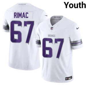 #67 Alternate The Purple Youth White Tomas Rimac Embroidery Jersey 126737-823