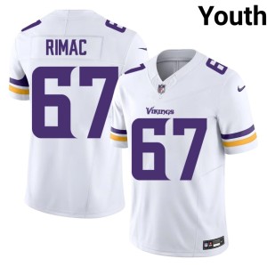 #67 Tomas Rimac Replica Minnesota Youth White Jersey 131805-543