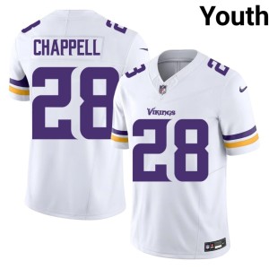 #28 Youth MIN Vikings 2026 White Tyreek Chappell Jersey 745183-553