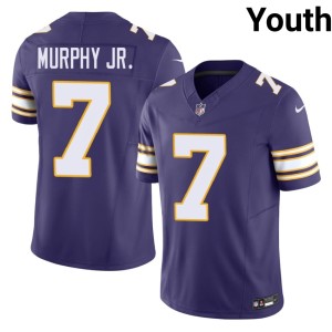 #7 Youth Byron Murphy Jr. Purple Purple Pride Football Throwback Jersey 810585-677